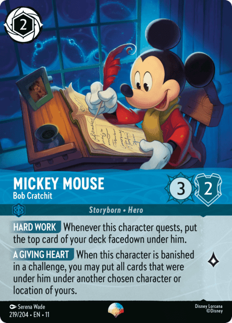Mickey Mouse (Holofoil) (219) — Winterspell
