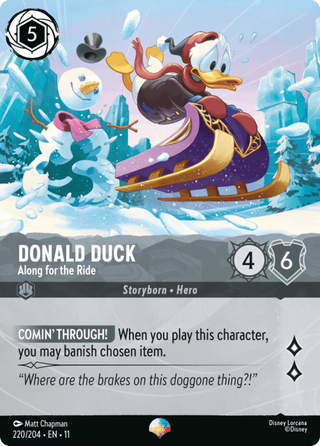 Donald Duck (Holofoil) (220) — Winterspell