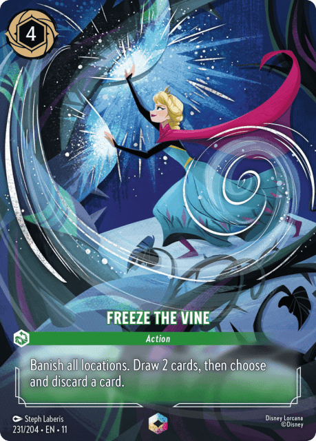 Freeze the Vine (Holofoil) (231) — Winterspell