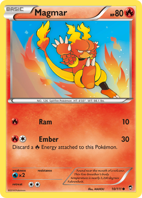 Magmar (10) — Furious Fists