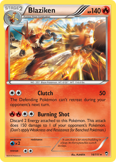 Blaziken (Staff Stamp) (14) — Furious Fists