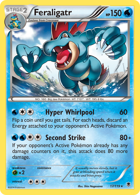 Feraligatr (Cosmos Holofoil) (17) — Phantom Forces