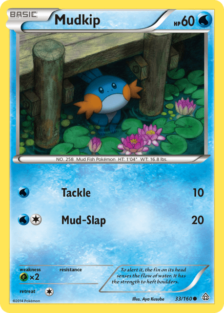 Mudkip (Sheen Holofoil) (33) — Primal Clash