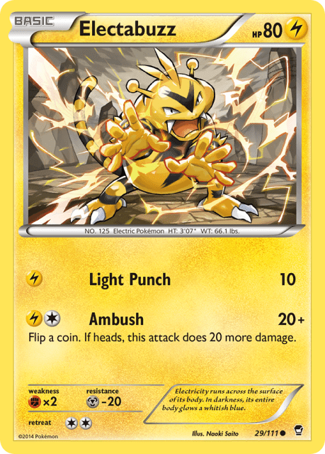 Electabuzz (Reverse Holofoil) (29) — Furious Fists