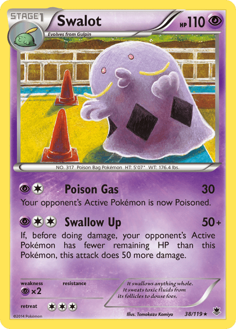 Swalot (Reverse Holofoil) (38) — Phantom Forces