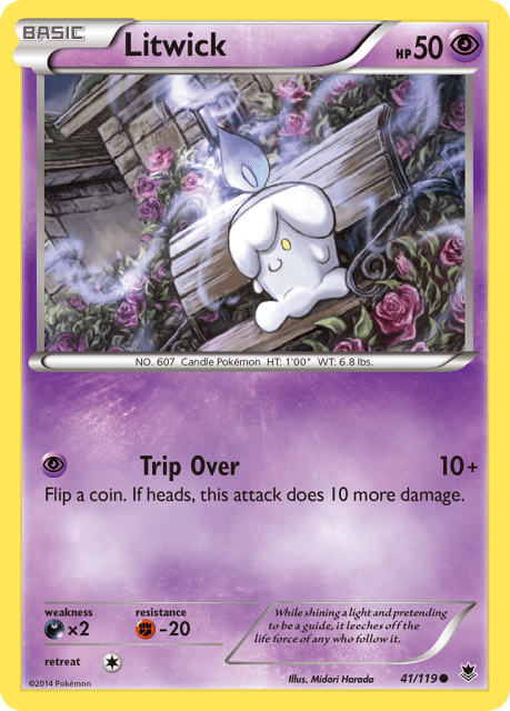 Litwick (Reverse Holofoil) (41) — Phantom Forces