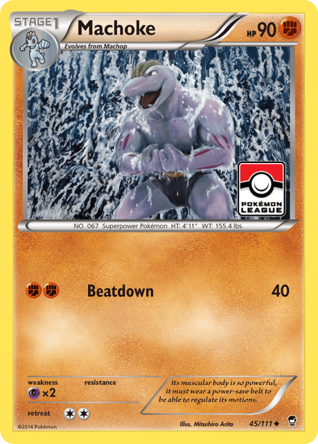 Machoke (Reverse Holofoil) (45) — Furious Fists
