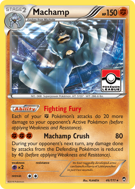 Machamp (Holofoil) (46) — Furious Fists