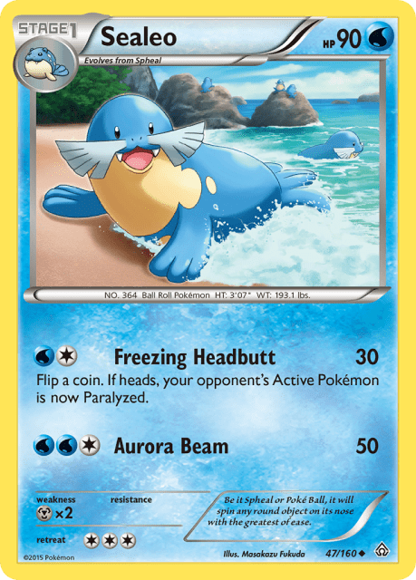 Sealeo (Reverse Holofoil) (47) — Primal Clash