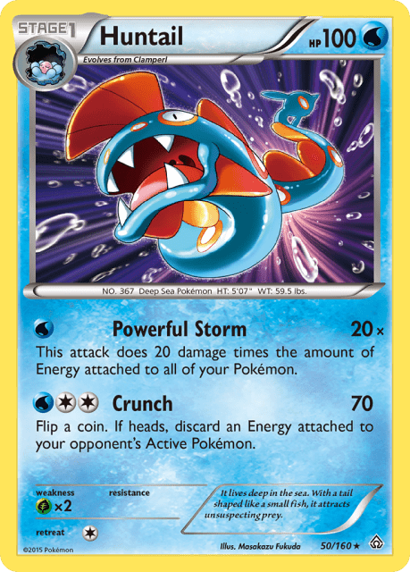 Huntail (Reverse Holofoil) (50) — Primal Clash
