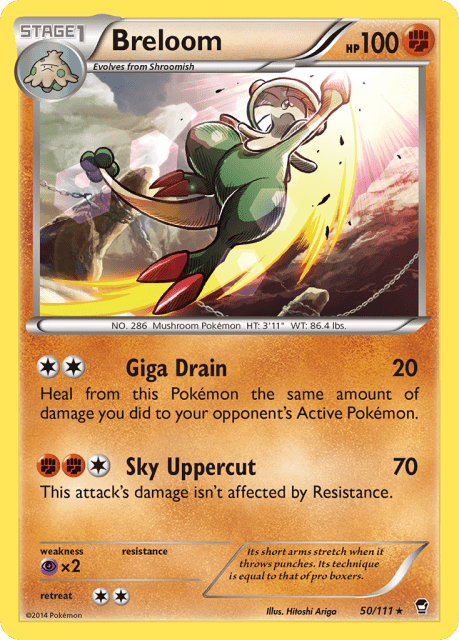 Breloom (50) — Furious Fists