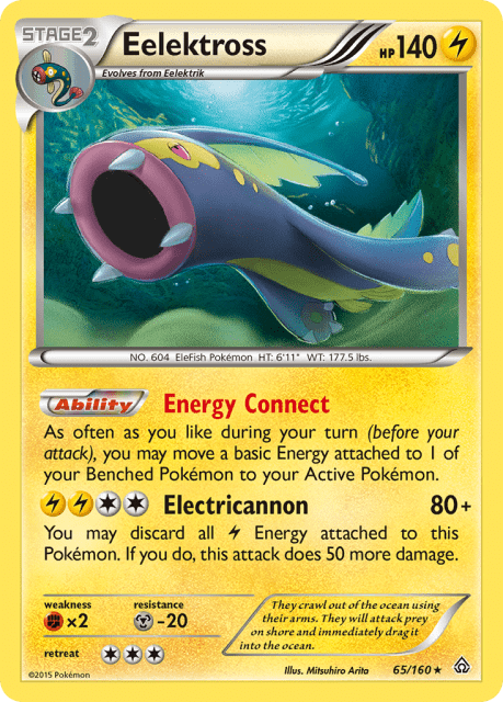 Eelektross (Reverse Holofoil) (65) — Primal Clash