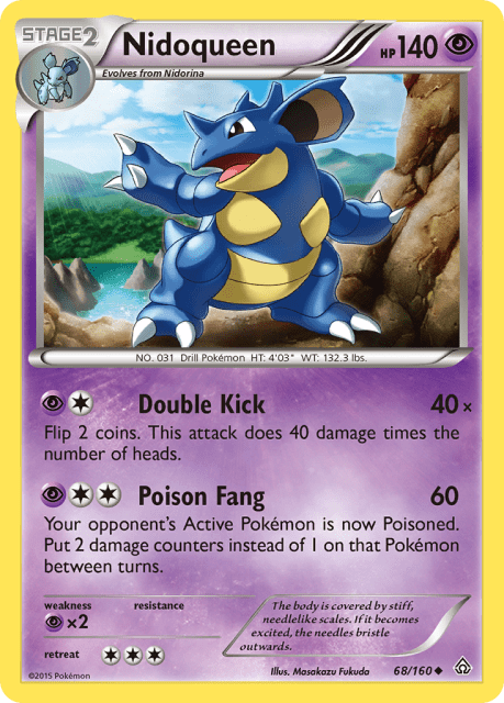 Nidoqueen (Reverse Holofoil) (68) — Primal Clash
