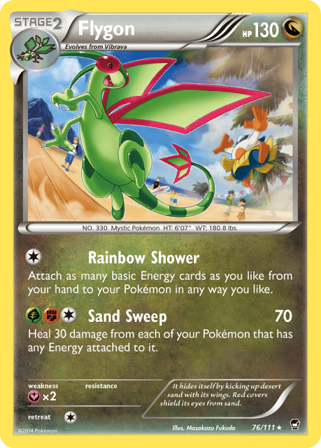 Flygon (76) — Furious Fists