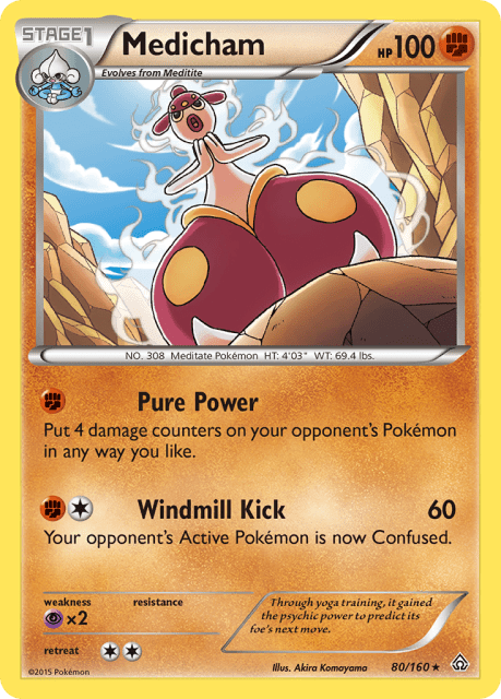 Medicham (Holofoil) (80) — Primal Clash