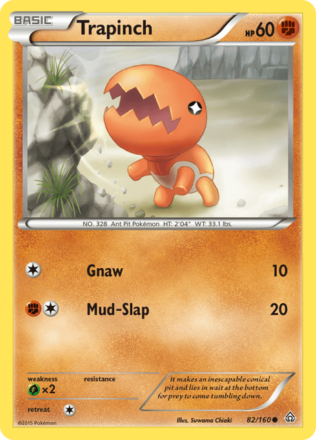 Trapinch (Reverse Holofoil) (82) — Primal Clash