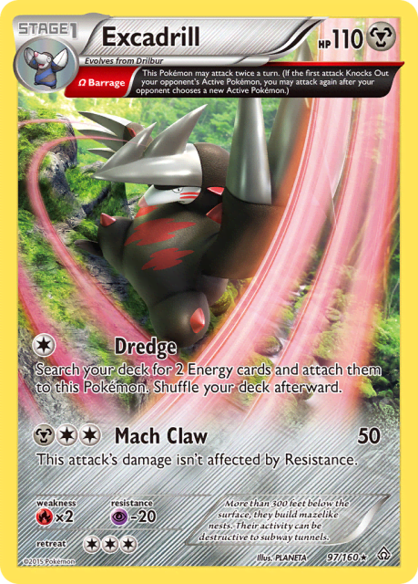 Excadrill (Holofoil) (97) — Primal Clash