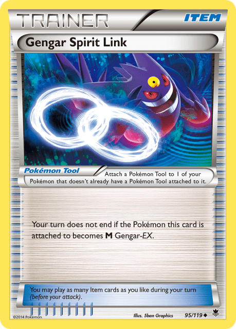 Gengar Spirit Link (Sheen Holofoil) (95) — Phantom Forces