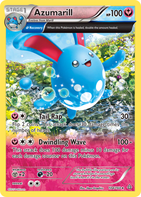 Azumarill (Holofoil) (104) — Primal Clash