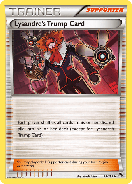 Lysandre's Trump Card (Reverse Holofoil) (99) — Phantom Forces