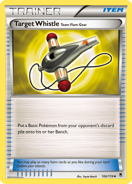Target Whistle Team Flare Gear (Reverse Holofoil) (106) — Phantom Forces