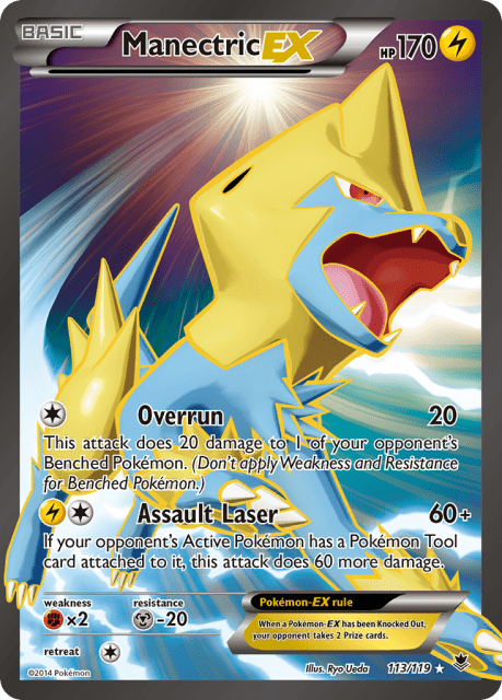 Manectric-EX (Holofoil) (113) — Phantom Forces