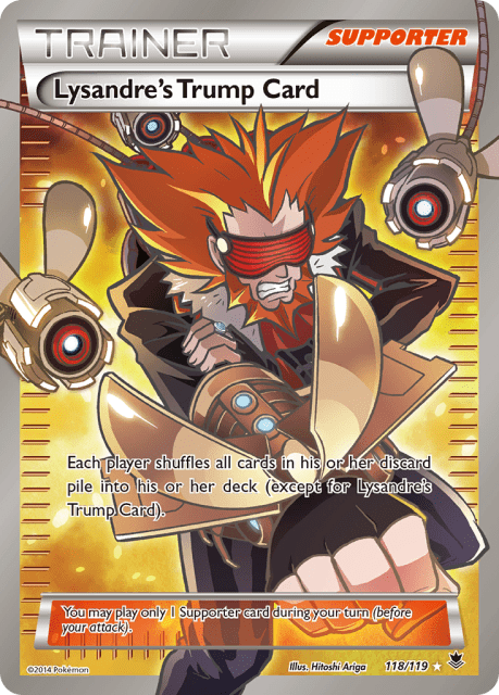 Lysandre's Trump Card (Holofoil) (118) — Phantom Forces