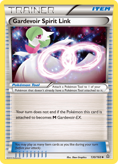 Gardevoir Spirit Link (Reverse Holofoil) (130) — Primal Clash