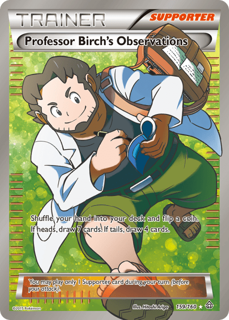 Professor Birch's Observations (Holofoil) (159) — Primal Clash