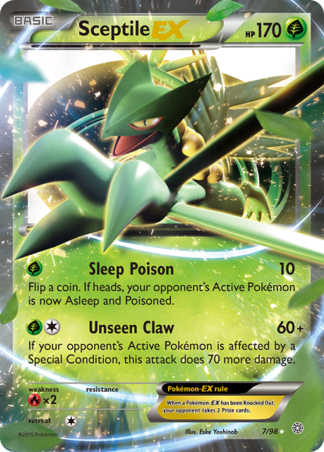 Sceptile-EX (Holofoil) (7) — Ancient Origins