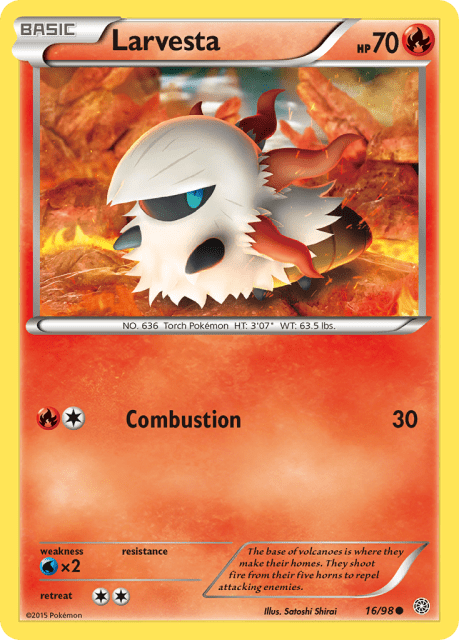 Larvesta (Reverse Holofoil) (16) — Ancient Origins