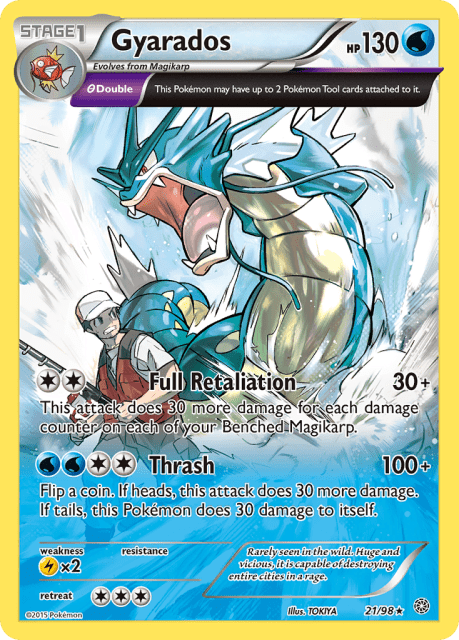 Gyarados (Holofoil) (21) — Ancient Origins