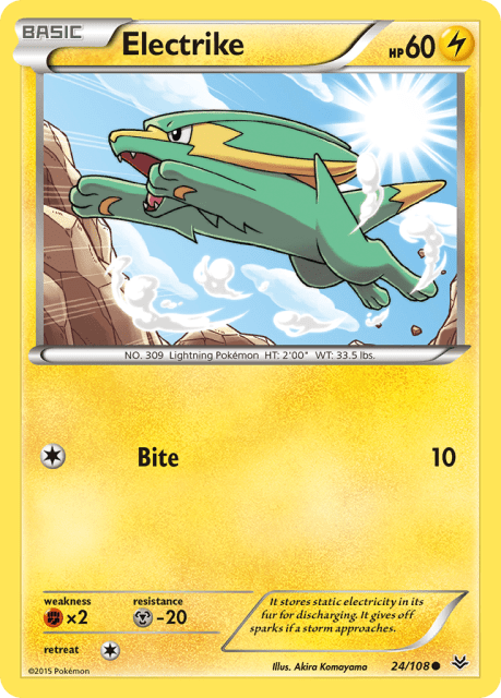 Electrike (Reverse Holofoil) (24) — Roaring Skies