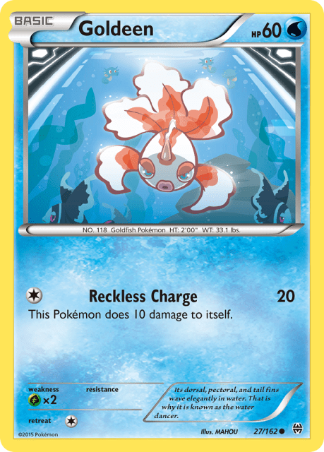 Goldeen (Reverse Holofoil) (27) — BREAKthrough