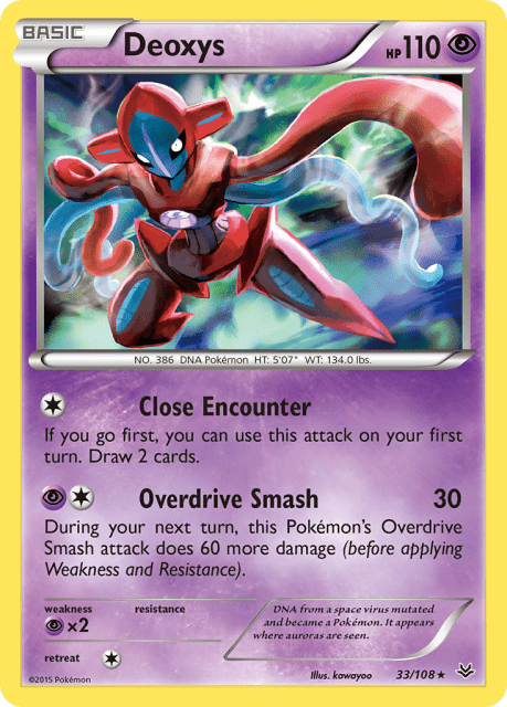 Deoxys (Holofoil) (33) — Roaring Skies