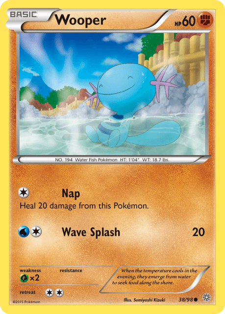 Wooper (Reverse Holofoil) (38) — Ancient Origins