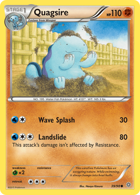 Quagsire (Reverse Holofoil) (39) — Ancient Origins