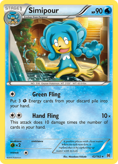 Simipour (Reverse Holofoil) (42) — BREAKthrough