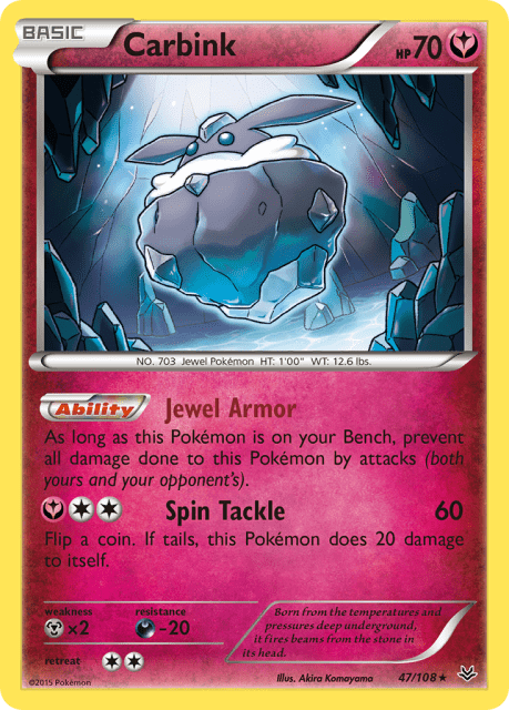 Carbink (Reverse Holofoil) (47) — Roaring Skies