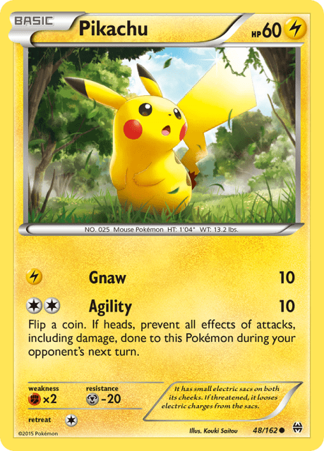 Pikachu (Reverse Holofoil) (48) — BREAKthrough