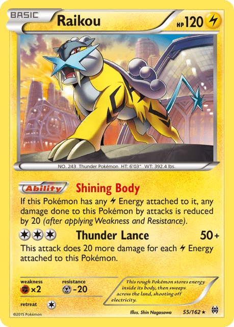 Raikou (Holofoil) (55) — BREAKthrough