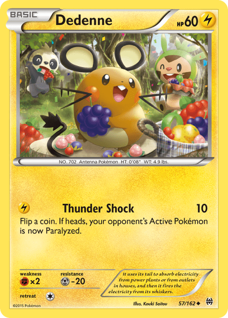 Dedenne (Reverse Holofoil) (57) — BREAKthrough