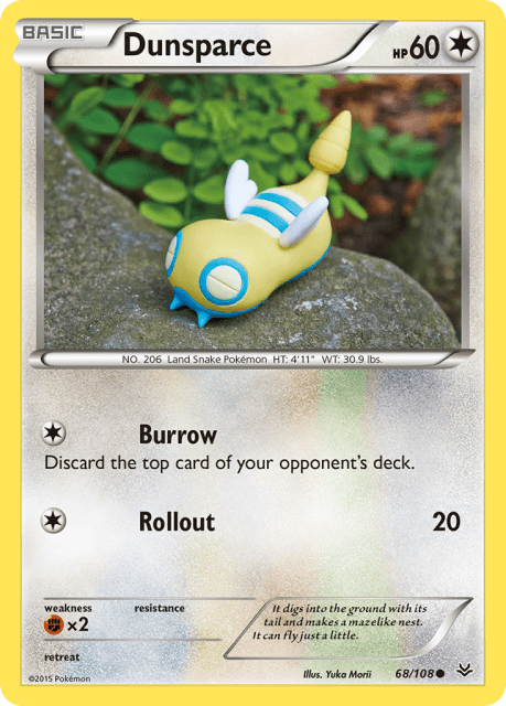Dunsparce (Reverse Holofoil) (68) — Roaring Skies