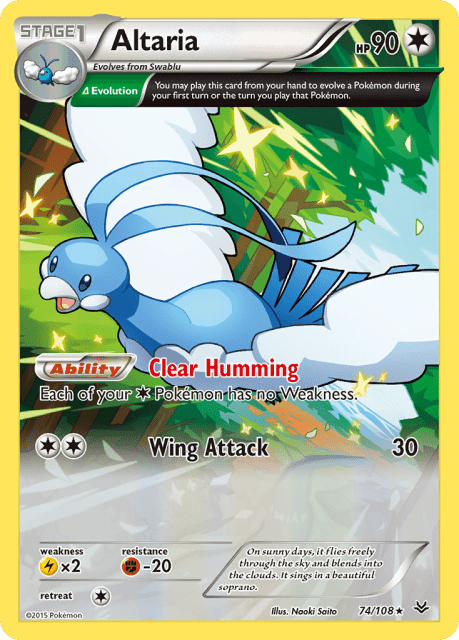 Altaria (Reverse Holofoil) (74) — Roaring Skies
