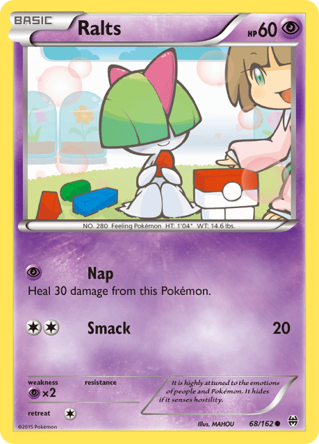 Ralts (Reverse Holofoil) (68) — BREAKthrough