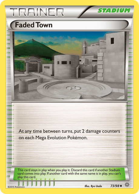 Faded Town (Reverse Holofoil) (73) — Ancient Origins
