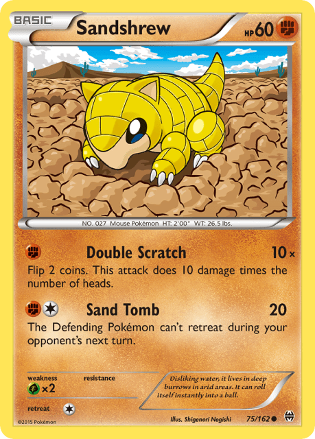 Sandshrew (Reverse Holofoil) (75) — BREAKthrough