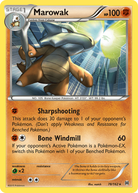 Marowak (League4th Place Stamp) (78) — BREAKthrough