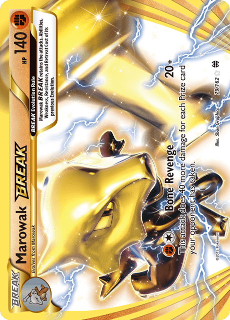 Marowak BREAK (Holofoil) (79) — BREAKthrough