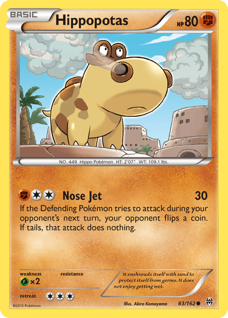 Hippopotas (Reverse Holofoil) (83) — BREAKthrough